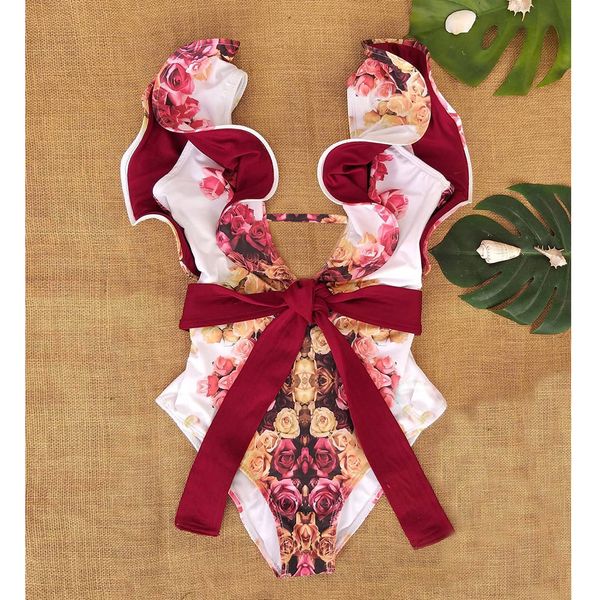 2020 new ruffle print floral one piece strappy slimming swimwear women swimsuit deep-v bathing suit beach wear monkini q1206, White;black
2020 new ruffle print floral one piece strappy slimming swimwear women swimsuit deep-v bathing suit beach wear monkini q1206, White;black