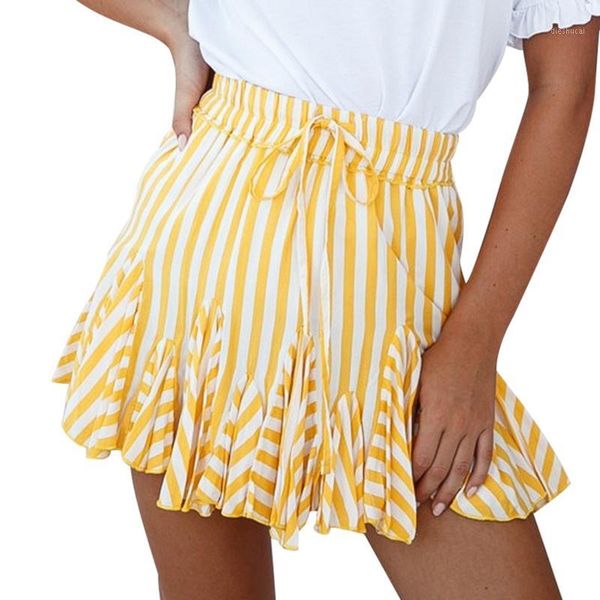 stripe floral print ruffles skirts women 2020 summer casual high waist lace up mini skirt lady beach holiday a-line swing skirts1, Black
stripe floral print ruffles skirts women 2020 summer casual high waist lace up mini skirt lady beach holiday a-line swing skirts1, Black