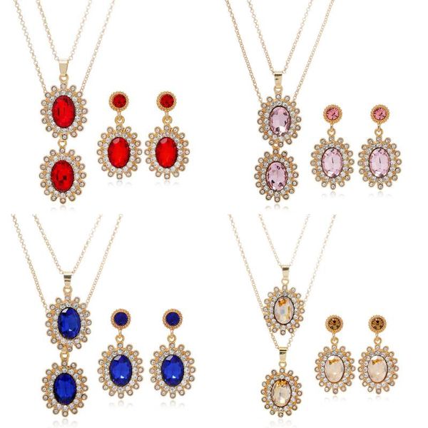 crystal diamond necklace earrings jewelry fashion vintage necklace for women wedding bride earring bohemia national style chain kimter-k83fa
crystal diamond necklace earrings jewelry fashion vintage necklace for women wedding bride earring bohemia national style chain kimter-k83fa