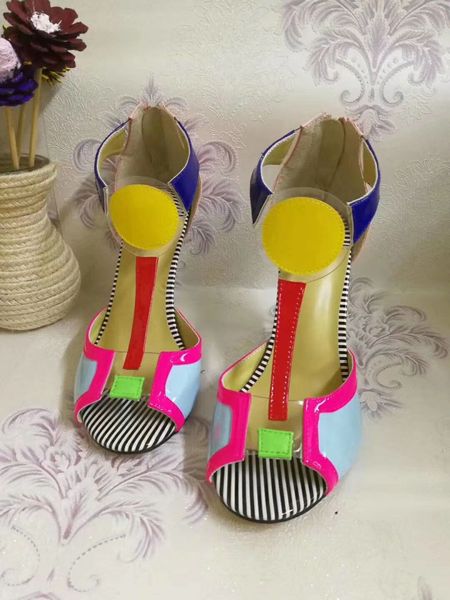 see ladies will list mixed counter peep heel high gladiator sandals reverse pvc shoes v4pd, Black
see ladies will list mixed counter peep heel high gladiator sandals reverse pvc shoes v4pd, Black