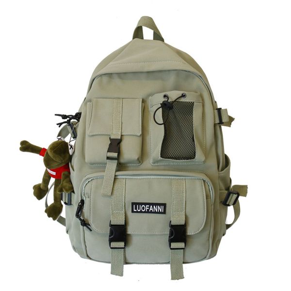 dcimor multiple pocket waterproof nylon women backpack insert buckle student schoolbag lovely book mochilas c1223
dcimor multiple pocket waterproof nylon women backpack insert buckle student schoolbag lovely book mochilas c1223