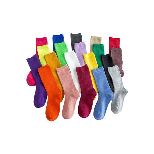 autumn winter new solid color mid-stocking lady candy bright color stack stocking trend cotton stocking lady wq396, Pink;yellow
autumn winter new solid color mid-stocking lady candy bright color stack stocking trend cotton stocking lady wq396, Pink;yellow