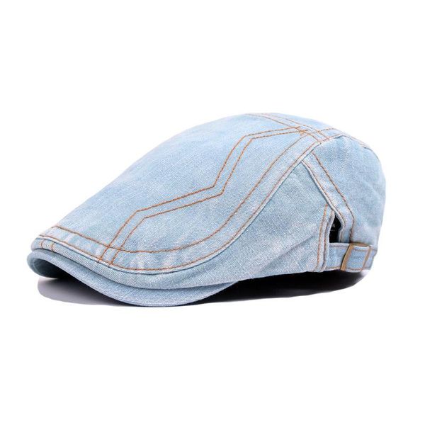 spring summer cowboy outdoor adjustable beret denim beret caps bones flat sun cap for cowboy jeans hats for men, Blue;gray
spring summer cowboy outdoor adjustable beret denim beret caps bones flat sun cap for cowboy jeans hats for men, Blue;gray