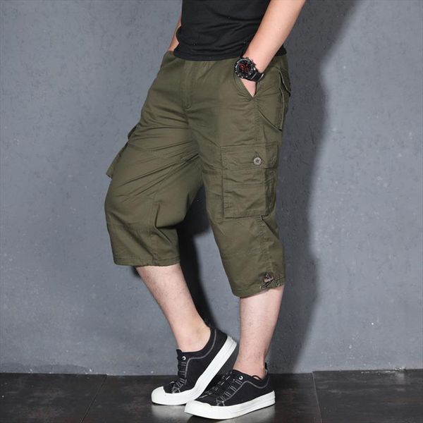 new 2019 summer mens baggy multi pocket military zipper cargo shorts breeches male long army green khaki mens tactical shorts, White;black
new 2019 summer mens baggy multi pocket military zipper cargo shorts breeches male long army green khaki mens tactical shorts, White;black