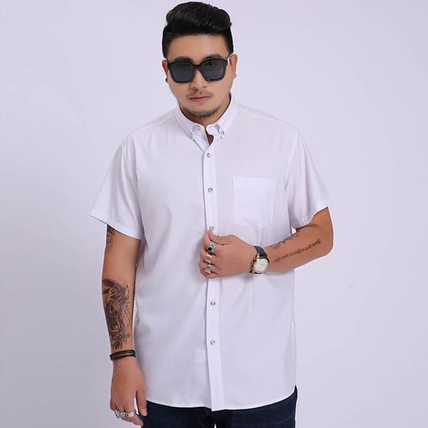 men's dress shirts summer plus size short-sleeved shirt business casual thin bust 159 cm 8xl 9xl 10xl 11xl 12xl 5 colors, White;black
men's dress shirts summer plus size short-sleeved shirt business casual thin bust 159 cm 8xl 9xl 10xl 11xl 12xl 5 colors, White;black