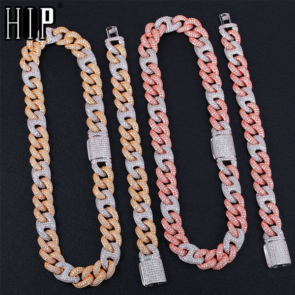 hip hop 15mm bling iced out box clasp cuban chain aaa cz stone cubic zirconia bracelets necklaces for men women choker jewelryq0115q0115, Black
hip hop 15mm bling iced out box clasp cuban chain aaa cz stone cubic zirconia bracelets necklaces for men women choker jewelryq0115q0115, Black
