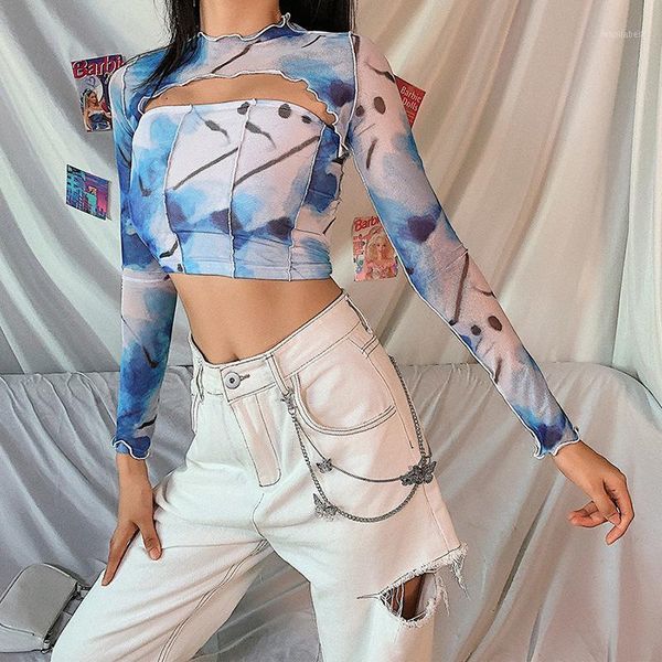women's pullover street two-piece women's printed sling one-shoulder long-sleeved blouse casual slim-fitting navel clothes1, White
women's pullover street two-piece women's printed sling one-shoulder long-sleeved blouse casual slim-fitting navel clothes1, White