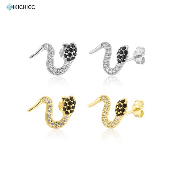 kikichicc 925 sterling silver black zircon snake stud earring women fashion fine jewelry 2021 valentien's jewels gift clips, Golden;silver
kikichicc 925 sterling silver black zircon snake stud earring women fashion fine jewelry 2021 valentien's jewels gift clips, Golden;silver