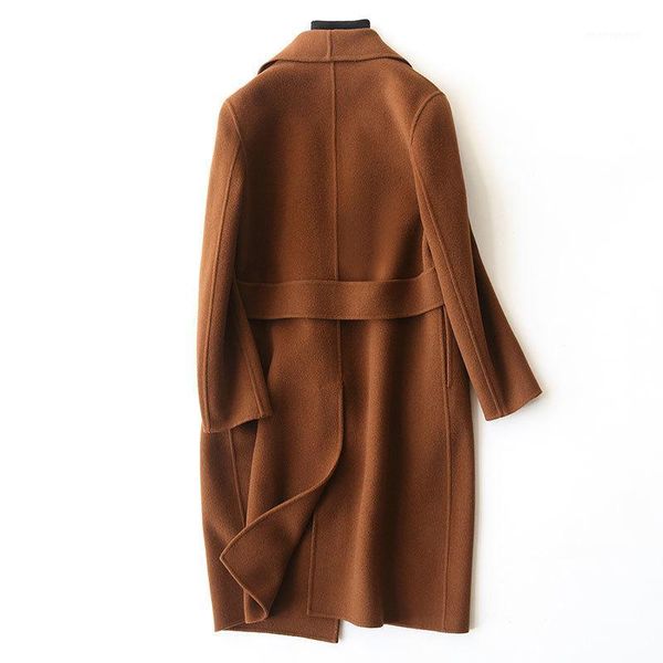 women's wool & blends 2021 fashion 80% female sided cashmere coats medium-long winter coat women jackets outerwear 37008-1 wyq11561, Black
women's wool & blends 2021 fashion 80% female sided cashmere coats medium-long winter coat women jackets outerwear 37008-1 wyq11561, Black