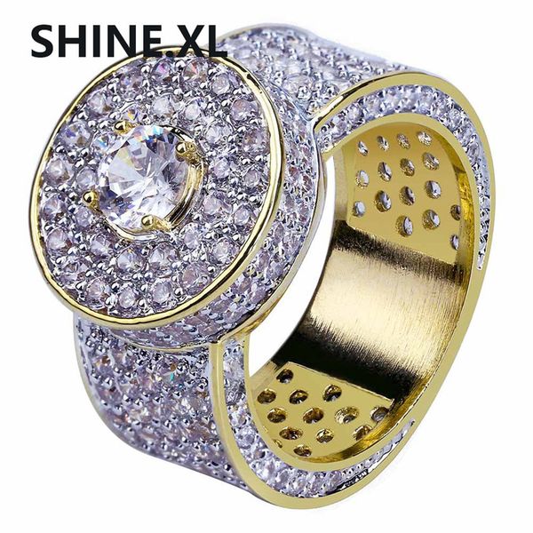 hip hop rock 18k real gold plated all micro pave zircon 11mm width ring bling bling for male jewelry, Silver
hip hop rock 18k real gold plated all micro pave zircon 11mm width ring bling bling for male jewelry, Silver