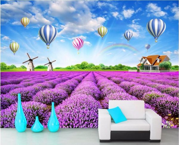 wallpapers custom po 3d room wallpaper non-woven lavender pastoral scenery -air balloon decoration painting wall murals
wallpapers custom po 3d room wallpaper non-woven lavender pastoral scenery -air balloon decoration painting wall murals