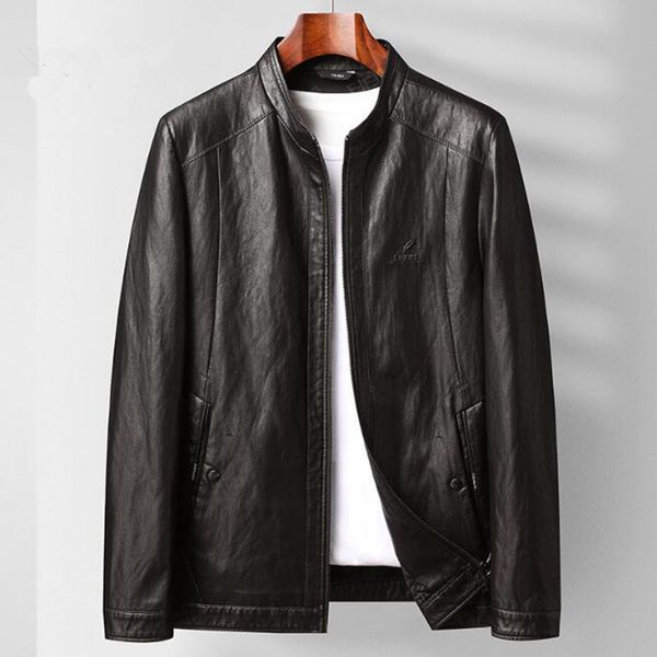 2021 male plutonium leather autumn clothing casual zipper neck motorcycle men's jacket g8i5, Black
2021 male plutonium leather autumn clothing casual zipper neck motorcycle men's jacket g8i5, Black