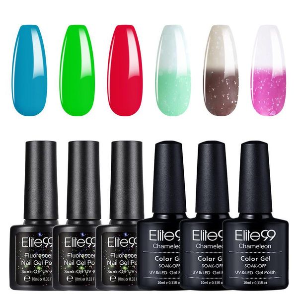 nail gel elite99 6 pieces/lot polish set 10ml fluorescent varnish snowy temperature color-changing uv nails, Red;pink
nail gel elite99 6 pieces/lot polish set 10ml fluorescent varnish snowy temperature color-changing uv nails, Red;pink