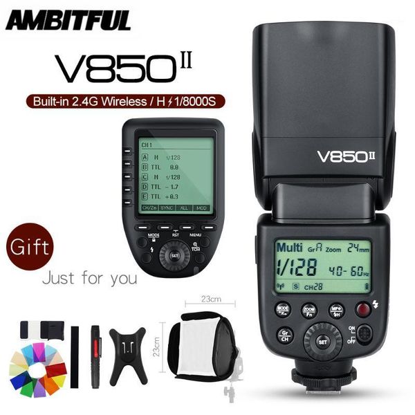 godox v850ii gn60 2.4g wireless x system li-ion battery speedlite + xpro-n/c/s/f/o transmitter for fuji1
godox v850ii gn60 2.4g wireless x system li-ion battery speedlite + xpro-n/c/s/f/o transmitter for fuji1