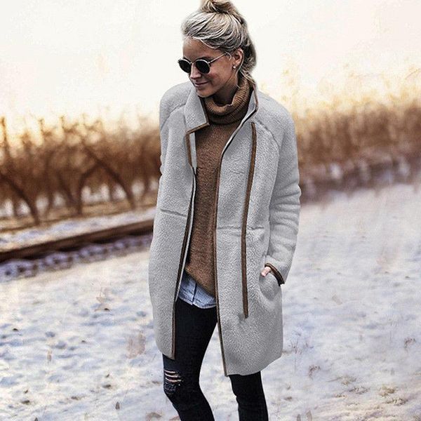 women's jackets jakets 2021 brand womens thick warm teddy long sleeve pocket fleece coat open overcoat, Black;brown
women's jackets jakets 2021 brand womens thick warm teddy long sleeve pocket fleece coat open overcoat, Black;brown