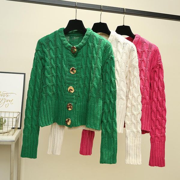 women's knits & tees 2021 autumn fashion short sweater slim trendy lady single breasted buttons v neck women cardigans, White
women's knits & tees 2021 autumn fashion short sweater slim trendy lady single breasted buttons v neck women cardigans, White