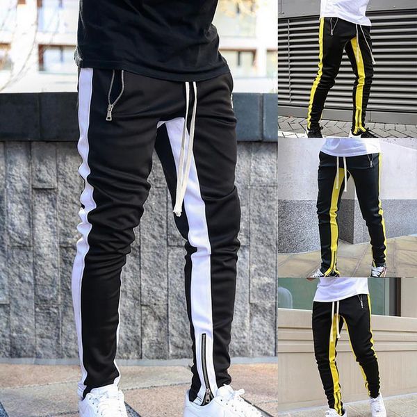 men's pants joggers men casual zipper sports running fitness trousers men gym sports jogger pants outdoor streetwears 2020 new, Black
men's pants joggers men casual zipper sports running fitness trousers men gym sports jogger pants outdoor streetwears 2020 new, Black