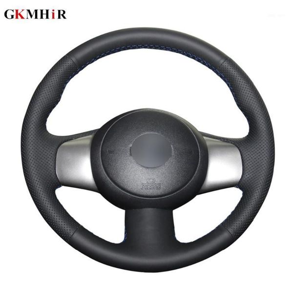 black artificial leather hand-stitched car steering wheel covers for march 2010-2020 sunny 2011-2013 versa 2012-20141
black artificial leather hand-stitched car steering wheel covers for march 2010-2020 sunny 2011-2013 versa 2012-20141