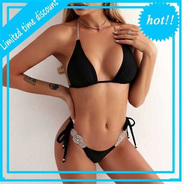 metals chains holder diamond women's two pieces bikini set brazilian bathing suit lady, Red;black
metals chains holder diamond women's two pieces bikini set brazilian bathing suit lady, Red;black