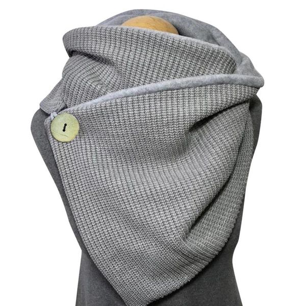 soild scarf women casual knit winter scarf retro multi-purpose button szalik uv face cover russian shawls and wraps neck gaiter, Blue;gray
soild scarf women casual knit winter scarf retro multi-purpose button szalik uv face cover russian shawls and wraps neck gaiter, Blue;gray
