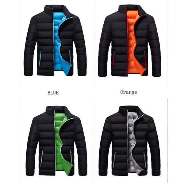 winter new men's cotton coat jacket thick down jackets stand collar outdoor sports warm casual men clothing, Black
winter new men's cotton coat jacket thick down jackets stand collar outdoor sports warm casual men clothing, Black