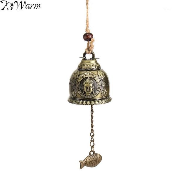 kiwarm buddha statue pattern bell blessing feng shui wind chime for good luck fortune home car hanging decor gift crafts1
kiwarm buddha statue pattern bell blessing feng shui wind chime for good luck fortune home car hanging decor gift crafts1