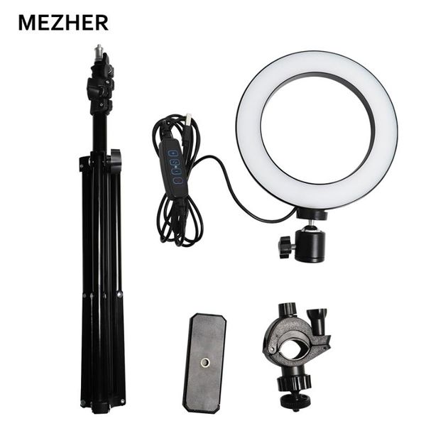 mezher led studio camera ring lamp makeup ring self-timer youtube video lamp tripod light mobile phone bracket usb plug
mezher led studio camera ring lamp makeup ring self-timer youtube video lamp tripod light mobile phone bracket usb plug