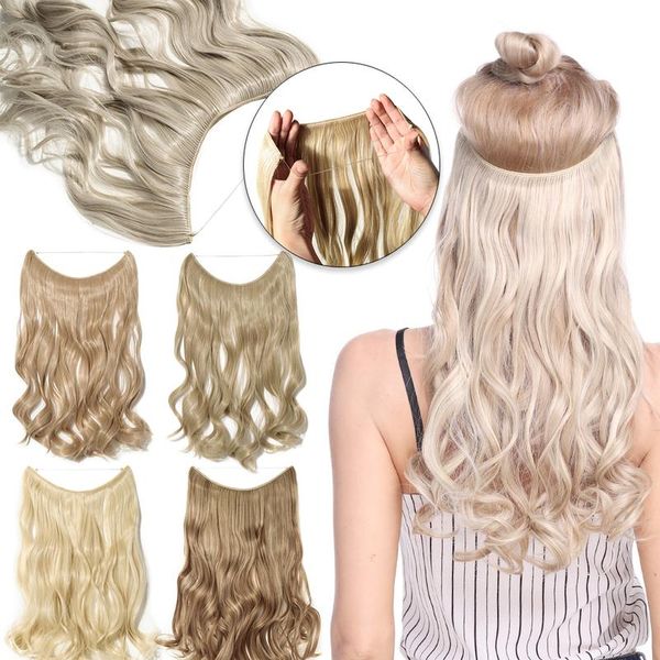 s-noilite 20inches natural hair invisible wire in synthetic hair extensions no clip with secrect line easy attach halo h bbykzg
s-noilite 20inches natural hair invisible wire in synthetic hair extensions no clip with secrect line easy attach halo h bbykzg