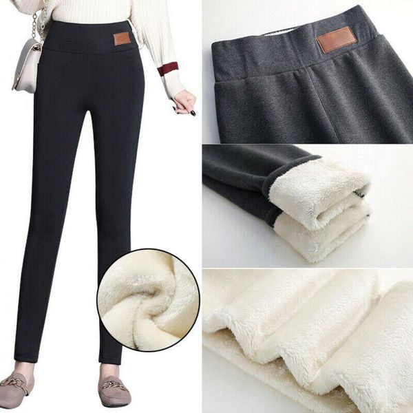 winter women`s lamb hair warm thick tight cashmere pants ladies high waist solid color warm pants, Black;white
winter women`s lamb hair warm thick tight cashmere pants ladies high waist solid color warm pants, Black;white