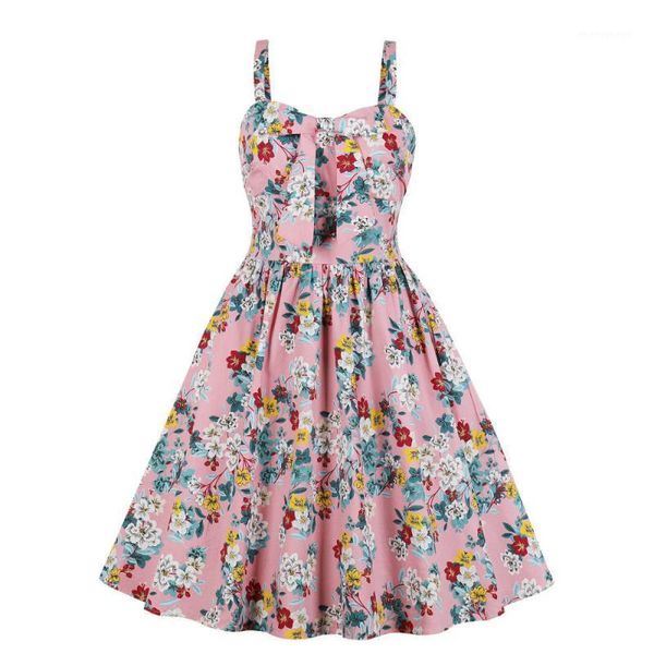 casual dresses pink floral print vintage dress 1950s hepburn rockabilly women summer pin up high waist a-line party vestidos mujer1, Black;gray
casual dresses pink floral print vintage dress 1950s hepburn rockabilly women summer pin up high waist a-line party vestidos mujer1, Black;gray