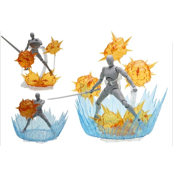 explosion scene model explosion special effects decoration with bracket for gundam model - yellow action & toy figures y200421
explosion scene model explosion special effects decoration with bracket for gundam model - yellow action & toy figures y200421