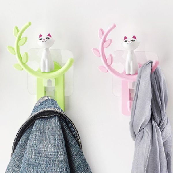 1 pcs cute cartoon cat bathroom kitchen wall hook strong adhesive multi function hook for home livingroom decoration accessories
1 pcs cute cartoon cat bathroom kitchen wall hook strong adhesive multi function hook for home livingroom decoration accessories