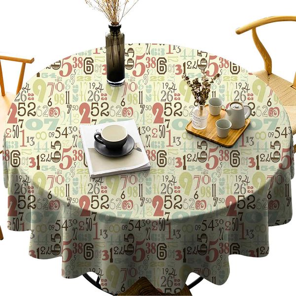 luxurious round table cloth wrinkle resistant vintage numerical pattern antique writing styles education math design typographic
luxurious round table cloth wrinkle resistant vintage numerical pattern antique writing styles education math design typographic