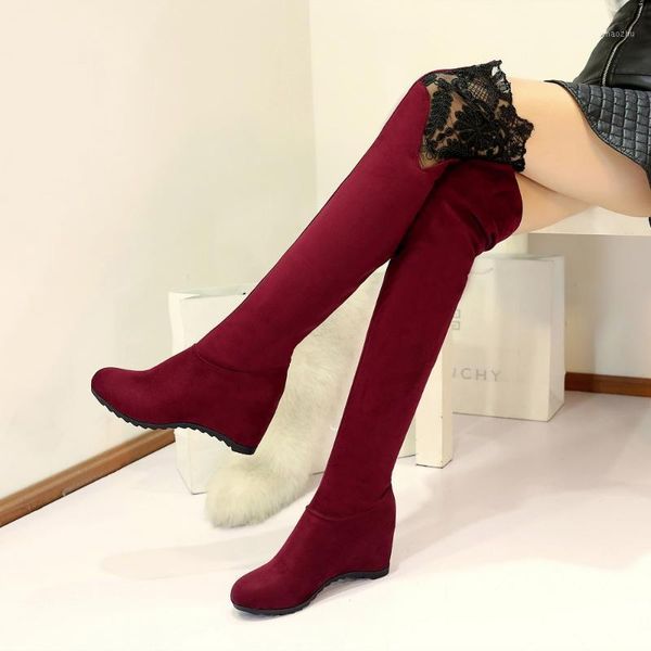 boots woman lace over the knee women warm fur long height increasing 2021 ladies winter comfortable shoe plus size 431, Black
boots woman lace over the knee women warm fur long height increasing 2021 ladies winter comfortable shoe plus size 431, Black