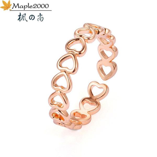 new hollow heart ring exquisite rose gold rings for women creativity adjustable opening couple heart rings fashion jewelry, Golden;silver
new hollow heart ring exquisite rose gold rings for women creativity adjustable opening couple heart rings fashion jewelry, Golden;silver