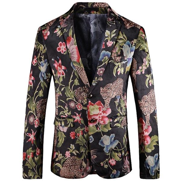 men's suits & blazers brand 2021 tide mens fashion print blazer design plus size hip casual male slim fit suit jacket singer costume, White;black
men's suits & blazers brand 2021 tide mens fashion print blazer design plus size hip casual male slim fit suit jacket singer costume, White;black