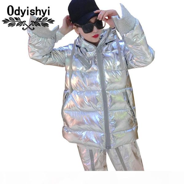 winter warm jacket fashion metal silver down jackets cotton coat women parka 2018 hooded thicker large size outerwear hiver h347 s18101504, Black
winter warm jacket fashion metal silver down jackets cotton coat women parka 2018 hooded thicker large size outerwear hiver h347 s18101504, Black