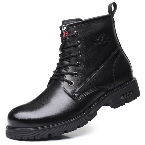 wear luxury men cowboy winter leather shoes genuine lace up to platform motorcycle male zapato boots kroq, Black
wear luxury men cowboy winter leather shoes genuine lace up to platform motorcycle male zapato boots kroq, Black