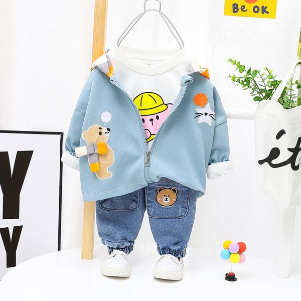 hylkidhuose baby boys girls clothing sets kids clothes hooded cartoon bear coats t shirt jeans toddler infant children costume, White
hylkidhuose baby boys girls clothing sets kids clothes hooded cartoon bear coats t shirt jeans toddler infant children costume, White