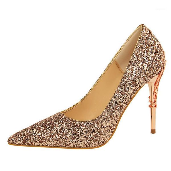 fashion high heels womens shoes nightclub pumps flower carving 10cm thin metal heel shallow pointed sequin single shoes1, Black
fashion high heels womens shoes nightclub pumps flower carving 10cm thin metal heel shallow pointed sequin single shoes1, Black