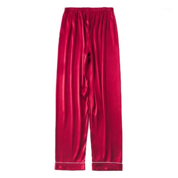 men's pajamas new solid color silk men's casual sleep bottoms loose home wear pants home trousers mens simple sleepwear pants1, Black;brown
men's pajamas new solid color silk men's casual sleep bottoms loose home wear pants home trousers mens simple sleepwear pants1, Black;brown