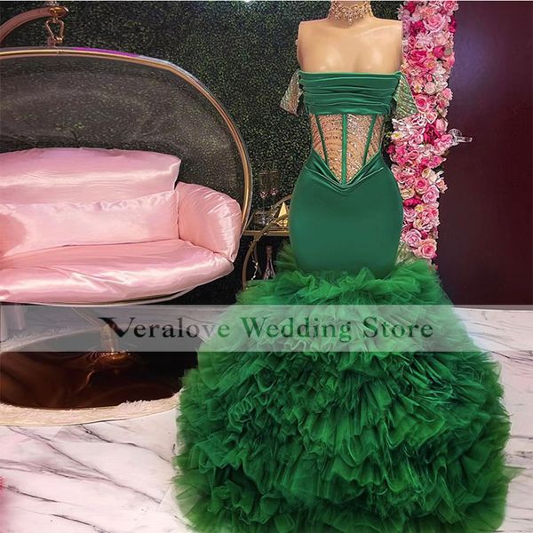 dark green prom dress mermaid off shoulder evening birthday party gowns beads crystal robe de soirée femme, Black
dark green prom dress mermaid off shoulder evening birthday party gowns beads crystal robe de soirée femme, Black