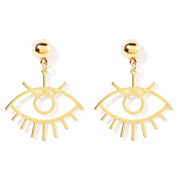 wybu fashion charm eye pendant dangling drop earring for women gold plated metal eyelash earring ear jewelry for girl gift g220312, Silver
wybu fashion charm eye pendant dangling drop earring for women gold plated metal eyelash earring ear jewelry for girl gift g220312, Silver