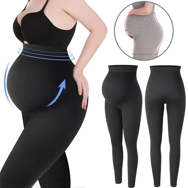 women's leggings high waist maternity pregnant belly support legging women pregnancy skinny pants body shaping panties, Black
women's leggings high waist maternity pregnant belly support legging women pregnancy skinny pants body shaping panties, Black