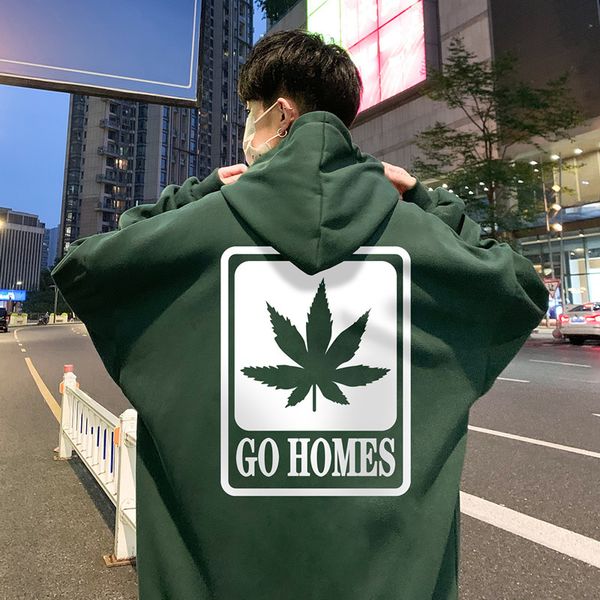 men's hooded sweater loose korean version bf harajuku fashion long sleeve fashion autumn versatile coat fashion, Black
men's hooded sweater loose korean version bf harajuku fashion long sleeve fashion autumn versatile coat fashion, Black