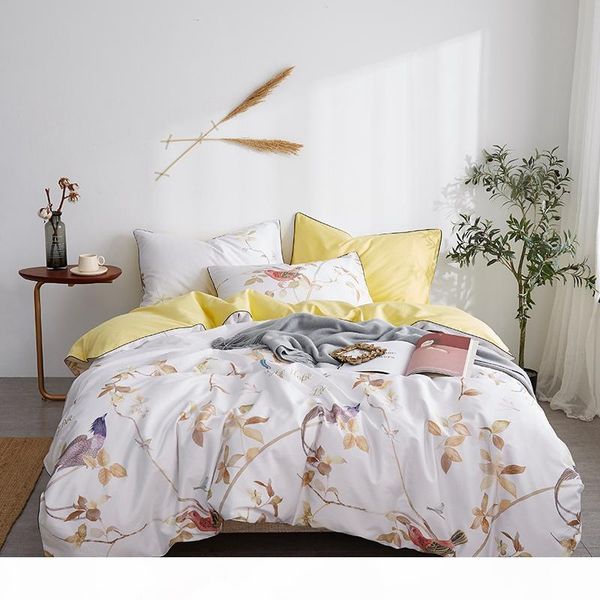 egyptian cotton satin bedding set white yellow flower print size bedclothes bedspread pastoral bed linen
egyptian cotton satin bedding set white yellow flower print size bedclothes bedspread pastoral bed linen