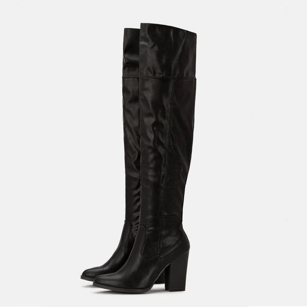 autumn winter women thigh high boots pu leather high heels over the knee long boots platform zipper waterproof ladies shoes, Black
autumn winter women thigh high boots pu leather high heels over the knee long boots platform zipper waterproof ladies shoes, Black