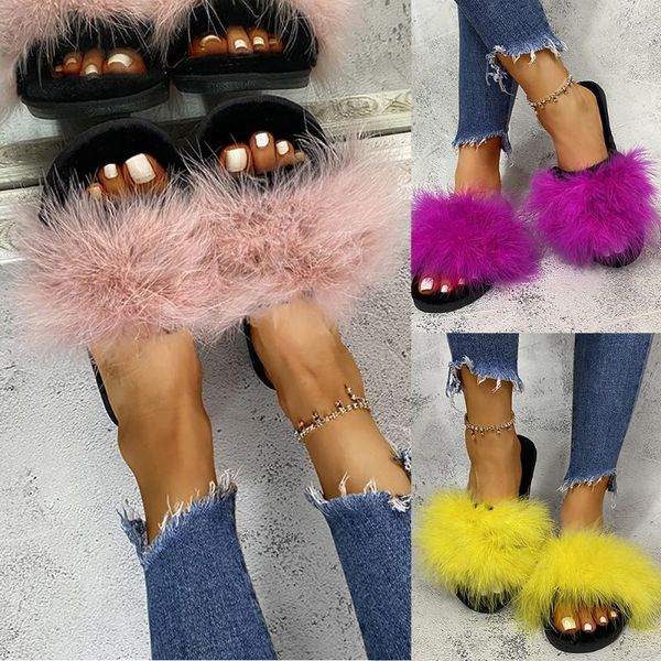 fashion summer flat slipper women fur slippers fluffy fur slides soft platform shoes home slippers woman furry flip flops, Black
fashion summer flat slipper women fur slippers fluffy fur slides soft platform shoes home slippers woman furry flip flops, Black