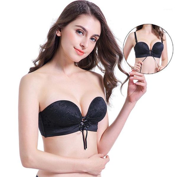 women invisible bras push up strapless bra lingerie seamless bralette backless brassiere underwear wedding dress #f1, Red;black
women invisible bras push up strapless bra lingerie seamless bralette backless brassiere underwear wedding dress #f1, Red;black