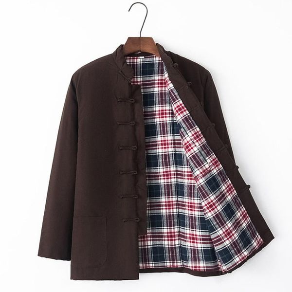 men's jackets winter chinese traditional cotton padded jacket coat brand designer wadded thick and warm, Black;brown
men's jackets winter chinese traditional cotton padded jacket coat brand designer wadded thick and warm, Black;brown